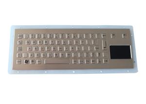 Short Stroke Industrial Keyboard With Touchpad IP67 Dynamic Vandal Proof
