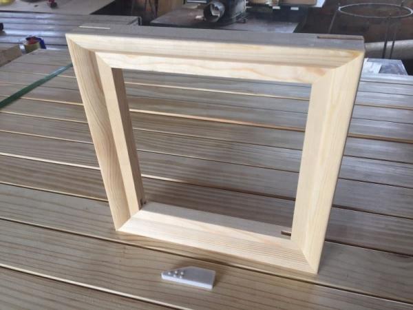Cheap wooden frame for sublimation tiles for sale