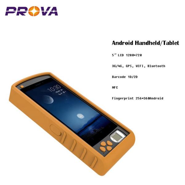 Cheap Android Handheld Fingerprint Scanner Device HD1280*720 LCD Display for sale