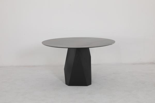 Cheap Versatile Solid Wood Base Indoor Dining Table With Customizable Color Options for sale