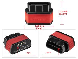 Compact Wifi Elm327 Wireless Obd2 Auto Scanner / Elm327 Wifi Scan Tool