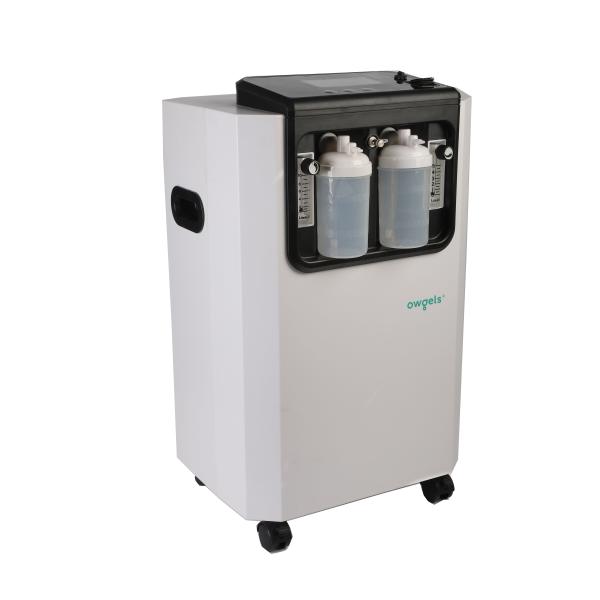 Cheap Electric Dual Flow Plastic Oxygen Concentrator 10 Lts White for sale