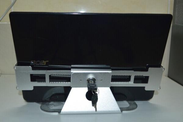 Cheap COMER anti-lost notebook stands laptop security display racks mounting bracket for sale