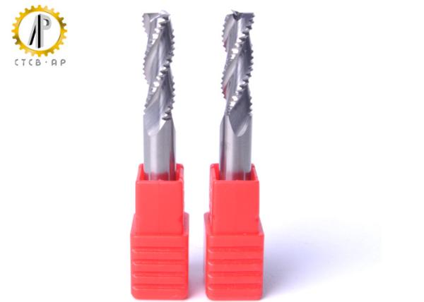 Cheap 3 Flute Carbide End Mills For Aluminum Milling With Corrugated Edges for sale