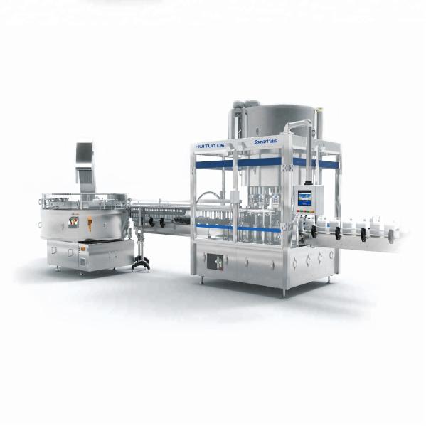 Cheap Huituo linear flowmeter filling machine and rotary servo capping machine for medical liquid for sale