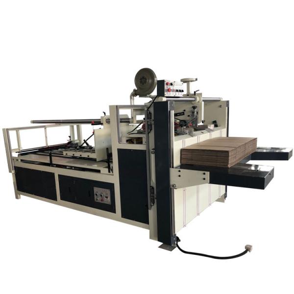 Cheap 60m/Min Semi Auto Folder Gluer Machine With Automatic Digital Counter for sale
