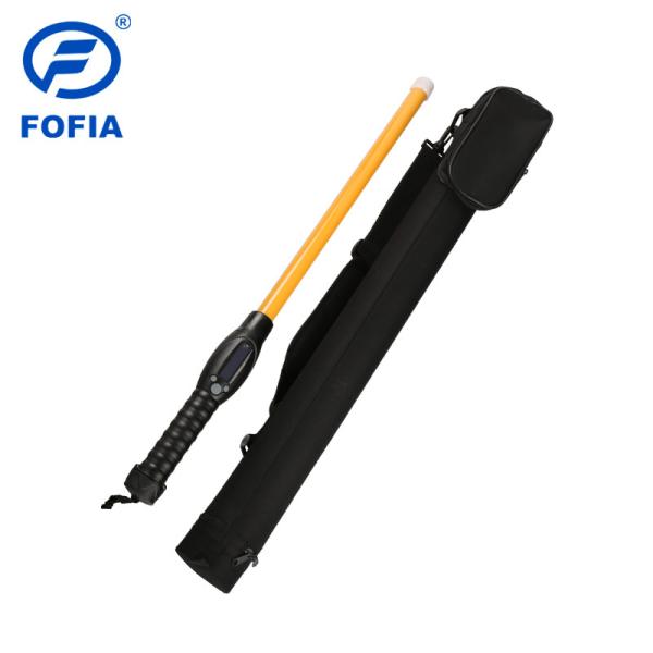 Cheap Handheld RFID Stick Microchip Scanner 5 To 95% RH Humidity Smart Reader RS232 for sale