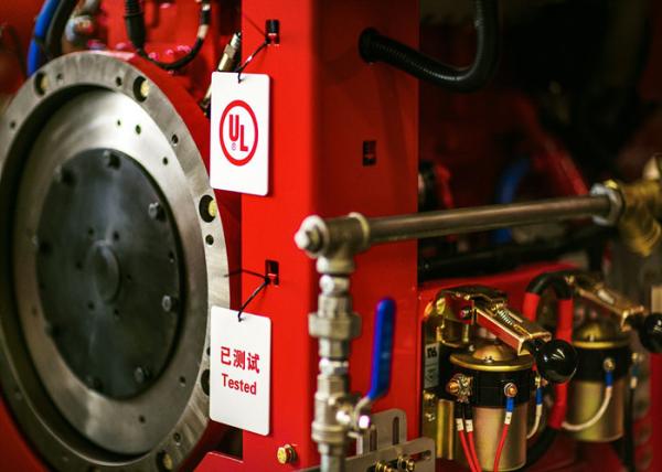Cheap UL Listed Fire Diesel Engine 190 KW Energy Efficient With Diesel Fuel for sale