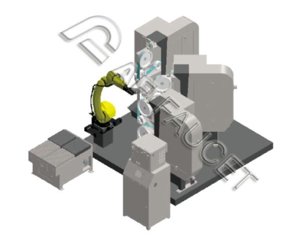 Cheap Robotic Polishing Machine Easy Operate For Hardware Industrial Metal Polishing Machine for sale
