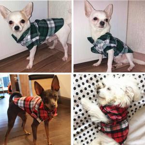 Soft Pet Apparel Summer Plaid Small Dog Vest 100% Cotton Material