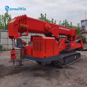 China Heavy Duty Mobile Spider Crawler Crane Outdoor Construction Lifting 12ton on sale