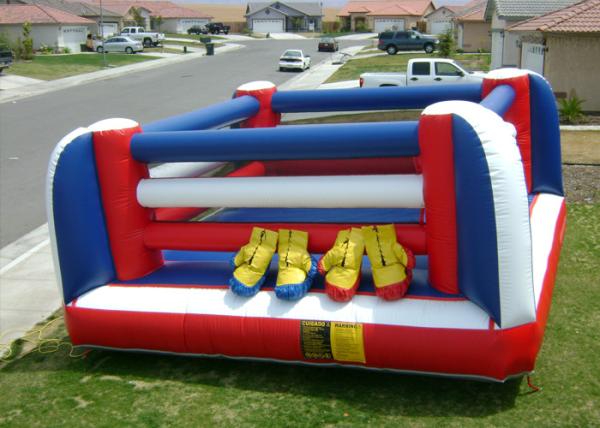 Cheap Custom Made PVC Champion Boxing Ring Inflatable Sports Games for sale