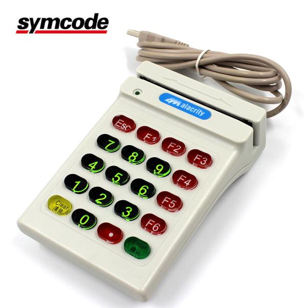 Cheap Card Swipe Reader / Magnetic Stripe Reader Recognize Many Kinds Barcode for sale