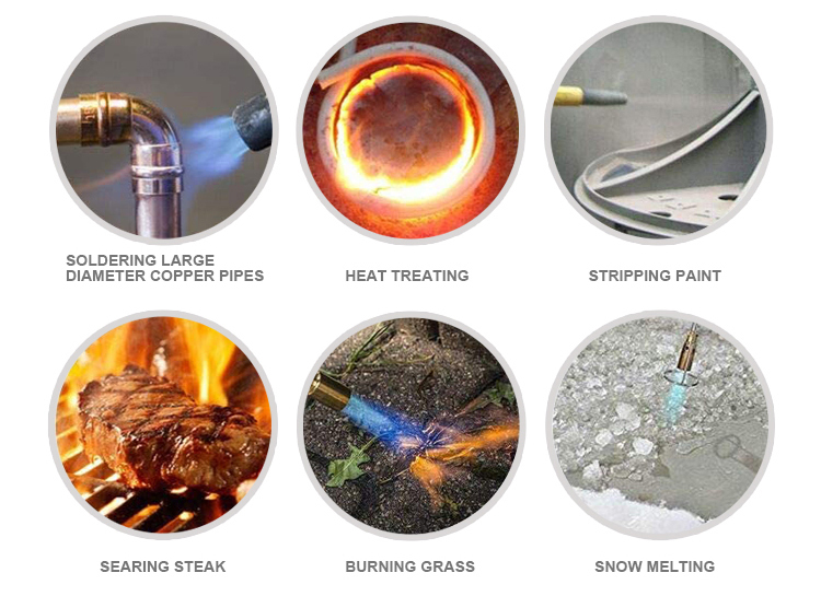 CustomizedBinzel Handle Brass Propane MAPP TURBO TORCH for Versatile HVAC Maintenance