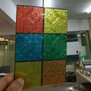 China SGCC Decorative Tempered Art Glass 3D Digital Printed UV Printing on sale