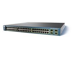 Cheap WS-C3650-48TS-S Cisco Network Switch , Cisco 48 Port Gigabit Switch 4 x 1G Uplink IP Base for sale