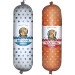 Food Grade Sausage Plastic Casing Low Cost Flexography Printing Packaging Color