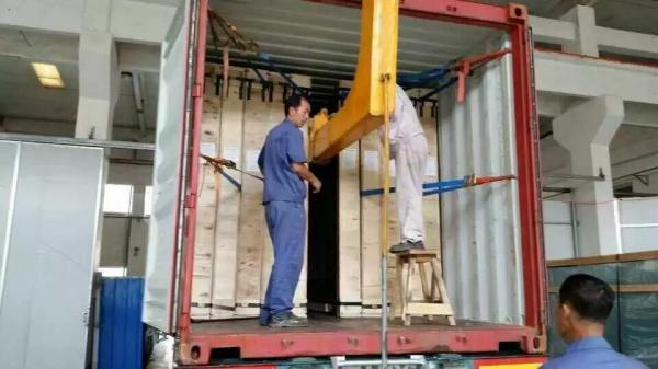 Cheap U Shape Container Lifting Crane,C Grab  for Glass Container Crane,U Shape Glass Unloading Crane from Container for sale