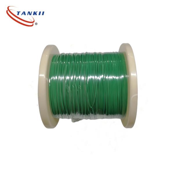 Cheap IEC Standard Color Coding Green And White K Type  Thermocouple Cable With FEP Insulation 0.5mm Single Conductor for sale