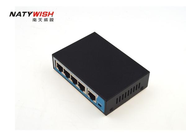 Cheap High Reliability POE Ethernet Switch , Ethernet Switch Powered By POE Support MDI / MDIX for sale