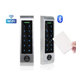 Best IP66 waterproof wireless TTLock Remote Control Smart Door Lock Standalone Keypad RFID Tuya WIFI Access Reader Door Bell wholesale