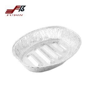 Best Heavy Duty Oval Aluminum Foil Trays Turkey Roasting Container For Kitchen wholesale