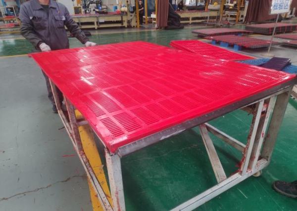 Cheap 85A Hardness Modular Aggregate PU Screen Panel for sale