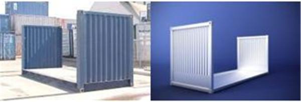 Cheap Flat Rack Container And Open Top Container 20gp Steel Dry Containers for sale