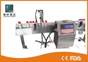High Definition Double Heads Industrial Inkjet Coding Machine For Uneven Surface