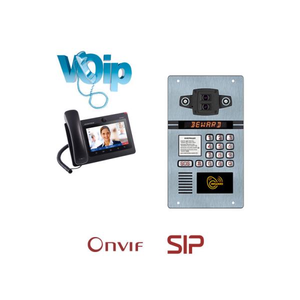 Cheap ONVIF Apartment Video Intercom Vandal Proof Apartment Intercom System for sale