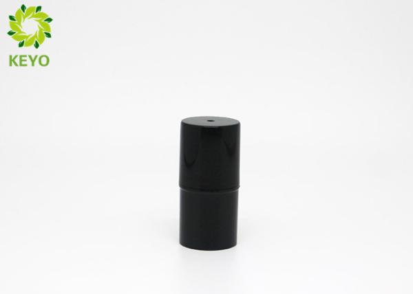 Cheap Black Lipstick Tube Container Round Shape Recycled Plastic Material Made for sale