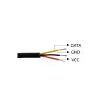 High Accuracy Soil Temperature Humidity Sensor DC12V 24V Output for Salinity