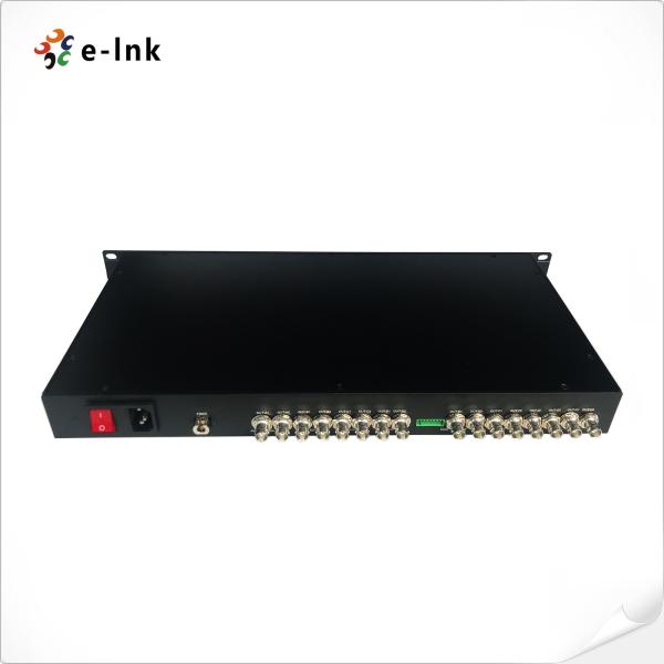 Cheap 8 Channel 3G SDI To Optical Converter Reverse RS485 Data Protocols 20km for sale