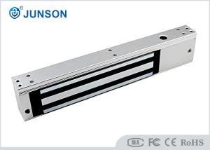 Anodized Aluminum Single Door Magnetic Lock 600lbs JS-280TS With Door Sensor / Timer