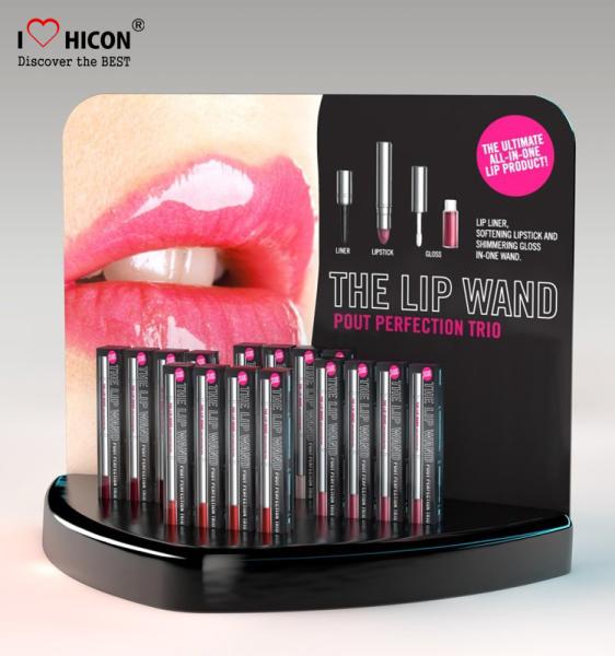 Cheap Custom Cometics Store Visual Merchandising Acrylic POP Lipstick Display Rack for sale