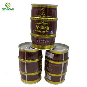 Tin Cans for 300ml Beer Tin Boxes for Liquid Packaging Safety Custom Printed Tin Jars