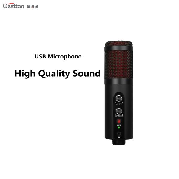 Cheap Tpye C USB Condenser Gaming Microphone Cardioid Dynamic Mic 85dB SNR for sale