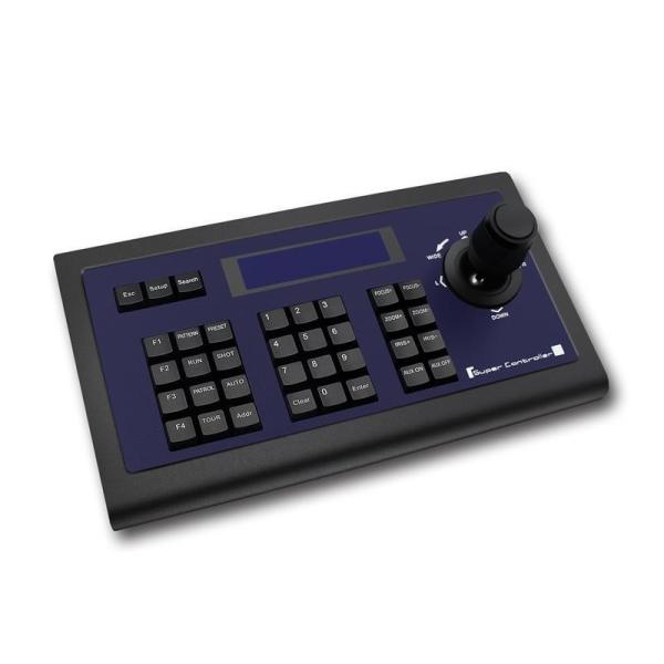 Cheap 2400bps 4800bps PTZ Keyboard Controller LCD Display 255 Presets Support for sale