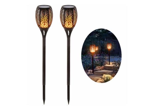 Cheap Dancing Balight LED Flame Solar Torch Wireless Flickering Torches Lantern Outdoor For Garden Patio Yard for sale