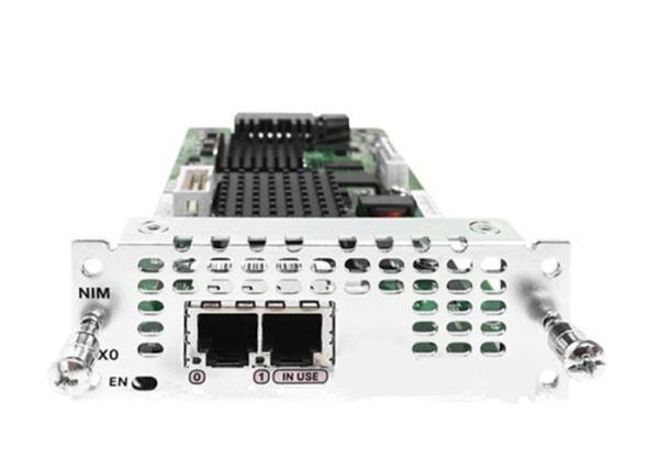 Cheap NIM-2FXO  Cisco Network Card , ISR 4000 Series 2 Port Voice Interface Module for sale