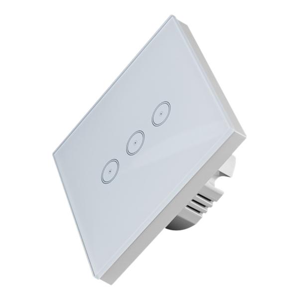 Cheap EU Standard Smart Wall Switch Wifi Home Automation , Wifi Remote Light Switch for sale