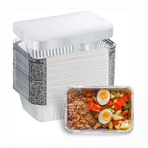 Best F4 83185 Disposable Foil Containers With Lids 1750ml Rectangle Aluminium Cake Foil wholesale