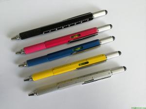 China tool pen,6 in 1 Tool Pen, top touch and scale multifunction metal pen on sale