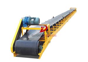 Heavy Duty  Adjustable Speed Inclined Belt Conveyor Systems / Belt Conveyor