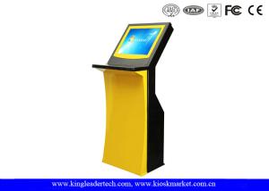China Stylish Self Service Touch Screen Kiosk 19Inch For Airport Information Checking on sale