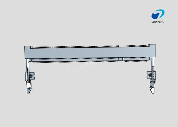 Cheap DDR2 SO DIMM, SO DIMM Sockets, Double Data Rate (DDR) 2, Stack Height .205 in [5.2 mm], Right Angle Module Orientation for sale