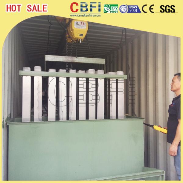 Cheap Fishery Cooling Containerized Block Ice Machine Germany  Compressor for sale