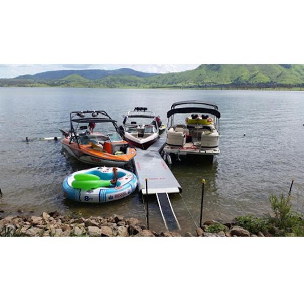 Cheap 1000 Denier PVC Pontoon Dock Floating Inflatable Water Platform for sale