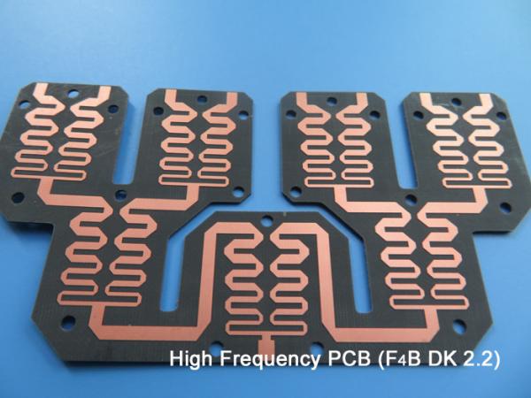 Cheap PTFE High Frequency PCB On DK2.2 Dual Layer Cheap RF PTFE PCB for Couplers for sale