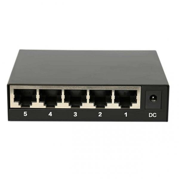 Cheap 10/100/1000M Unmanaged Poe Switch , 5 Port Gigabit Ethernet Switch MTK7530U Chipset for sale